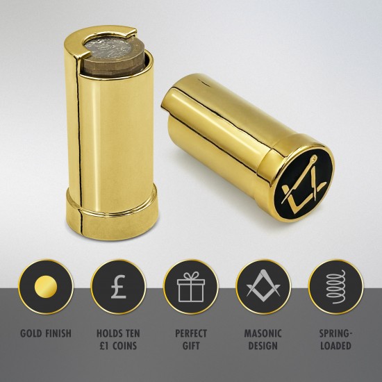 Freemasons Craft Design Coin Holder Wallet