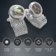 Masonic Onyx Rhodium Plated Cufflinks