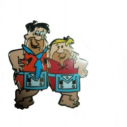 Masonic Flinstones Badge
