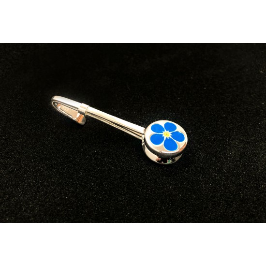 Freemasons Sterling Silver Forget Me Not Napkin Hook/Holder
