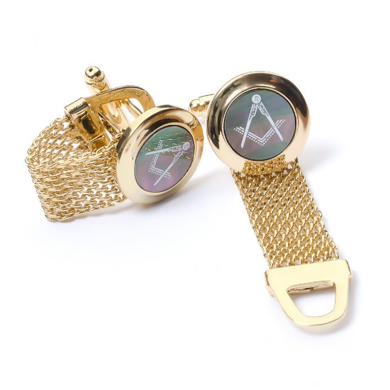 Masonic Onyx Cufflinks