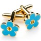 Forget me Not Masonic Cufflinks