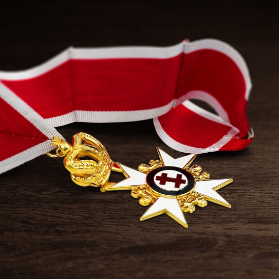 Knights Templar Past Preceptors Collarette & Jewel