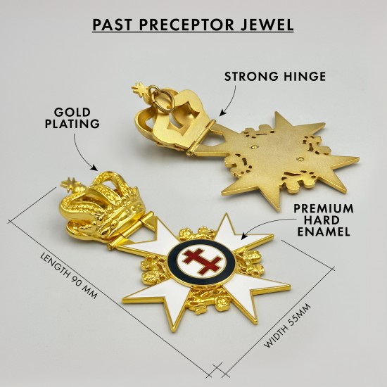 Knights Templar Past Preceptors Jewel Only