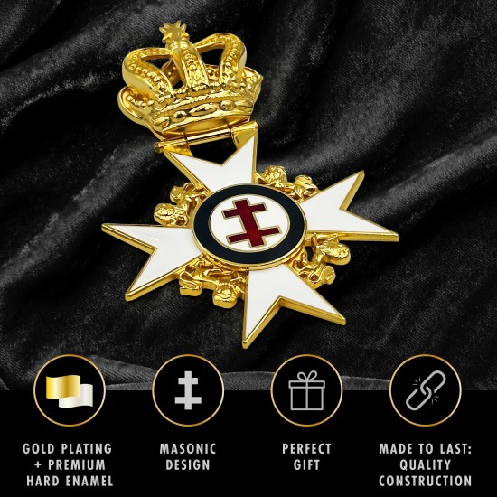 Knights Templar Past Preceptors Jewel Only