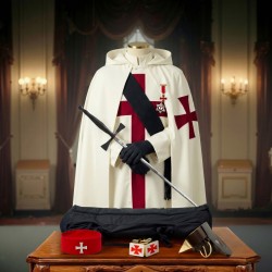 Masonic Knights Templar Full Regalia Pack - Complete ceremonial outfit for KT lodge meetings
