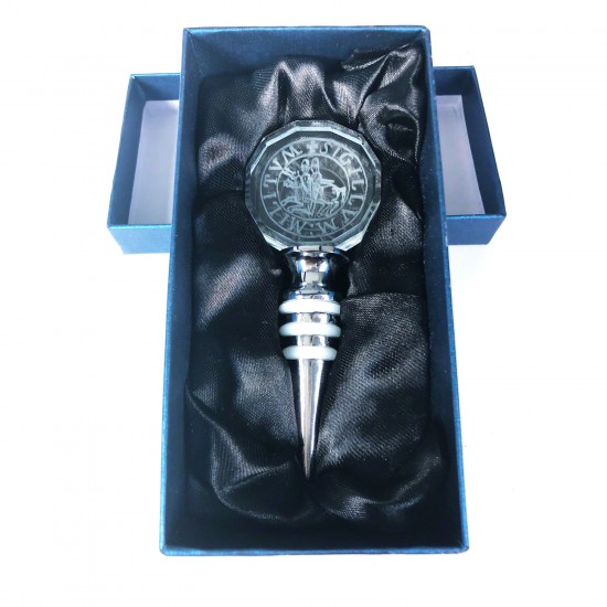 Knight Templar Seal Wine Stopper Gift