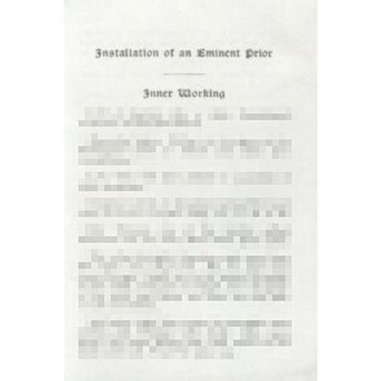 Inner Working - Installation of an Eminent Prior
