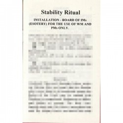 Stability Ritual Inner Working