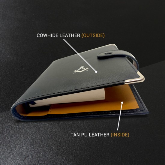 Library Size Masonic Soft Faux Leather Ritual Book Cover
