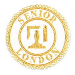 Senior London Grand Rank Full Dress Apron Badge
