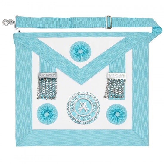 Masonic Craft Master Masons Apron with Badge