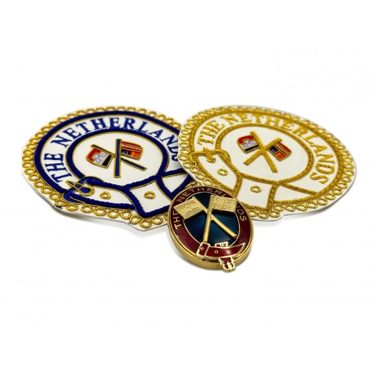 Mark District Undress & Dress Apron Badges with Collar Jewel