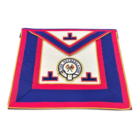 Mark District Undress Apron Badge Attached on Lambskin Apron