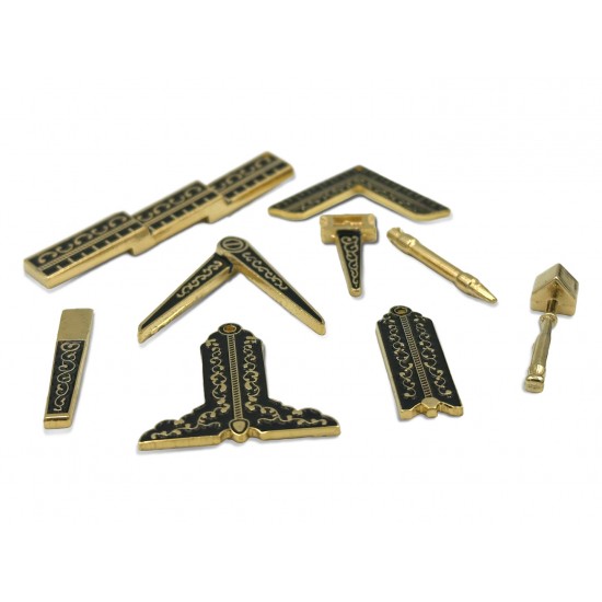 Masonic Freemasons Working Tools Set Miniature Gift Box size