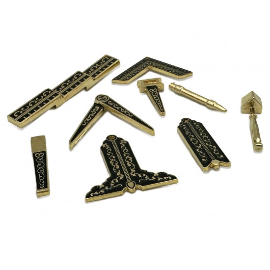 Masonic Freemasons Working Tools Set Miniature Gift Box size