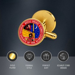 Order of Scarlet Cord Masonic Cufflinks