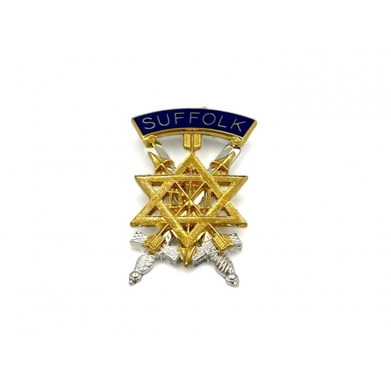 Order of Secret Monitor (OSM) Acting Provincial Arch of Steel Collarette Jewel