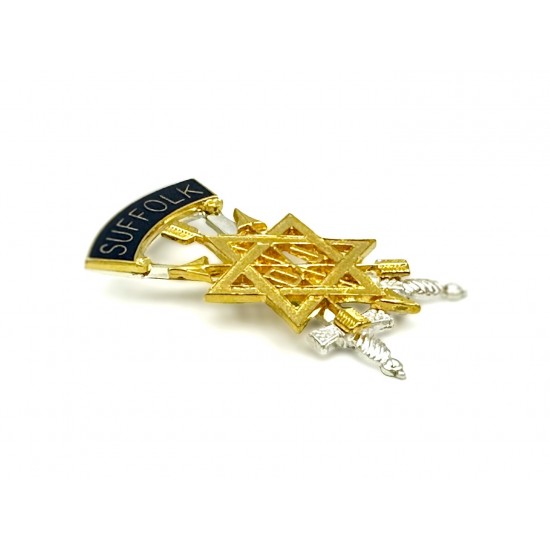 Order of Secret Monitor (OSM) Acting Provincial Arch of Steel Collarette Jewel