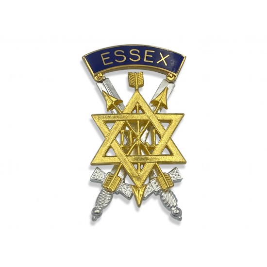 Order of Secret Monitor (OSM) Acting Provincial Arch of Steel Collarette Jewel