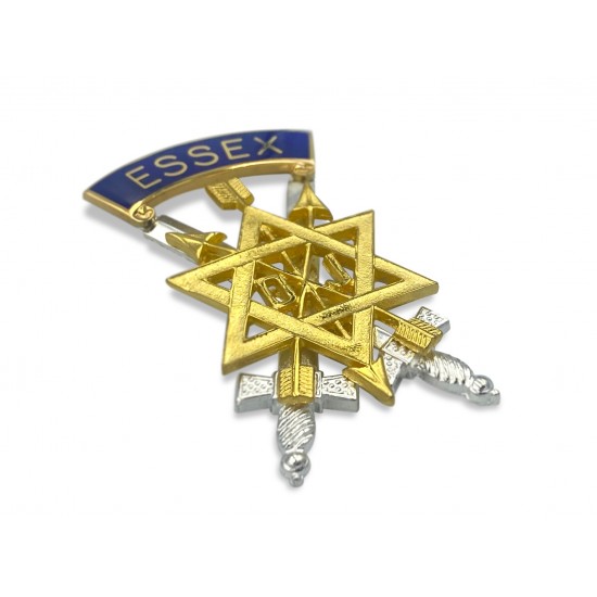 Order of Secret Monitor (OSM) Acting Provincial Arch of Steel Collarette Jewel
