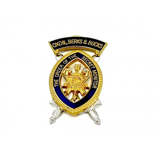 Order of Secret Monitor (OSM) Past Provincial Arch of Steel Collarette Jewel