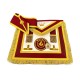 Order of Athelstan Provincial Apron Badge on Apron with Collar & Collar Jewel