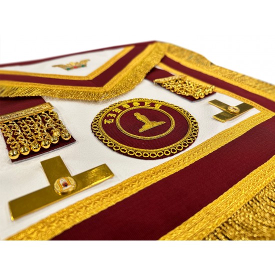 Order of Athelstan Provincial Apron Badge on Apron