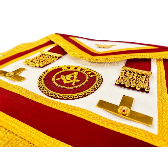 Order of Athelstan Provincial Apron Badge on Apron