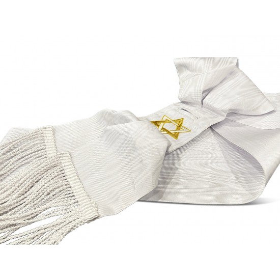 Order of Scarlet Cord Candidate's White Sash