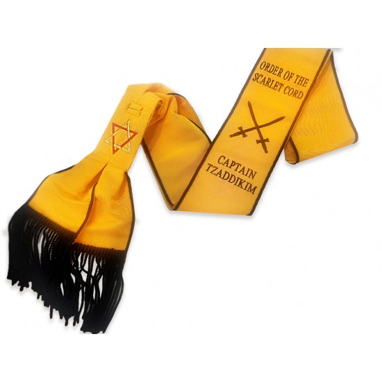 Order of the Scarlet Cord Tzaddikim Sash