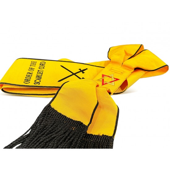 Order of the Scarlet Cord Tzaddikim Sash