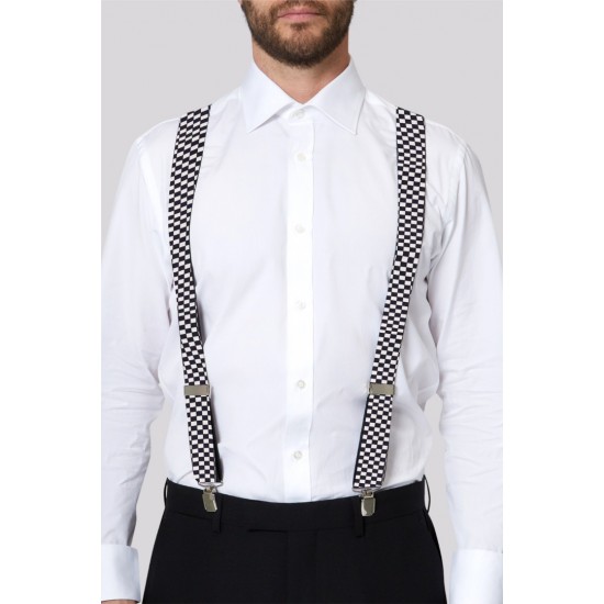 Men's Masonic Pavement Design Braces