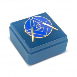Masonic Craft 25, 40, 50, 60 Years Anniversary Lapel Pin