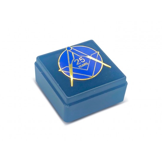 Masonic Craft 25, 40, 50, 60 Years Anniversary Lapel Pin