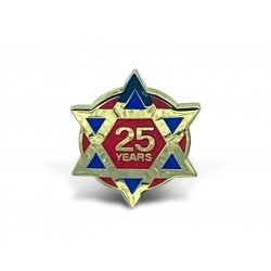 Royal Arch Chapter 25, 40 & 50 Years Anniversary Lapel Pin