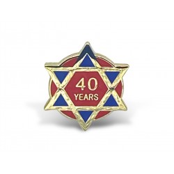 Royal Arch Chapter 25, 40 & 50 Years Anniversary Lapel Pin