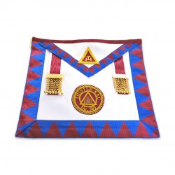 Scottish Royal Arch Provincial Apron Badge on Apron