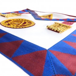 Scottish Royal Arch Provincial Apron Badge on Apron
