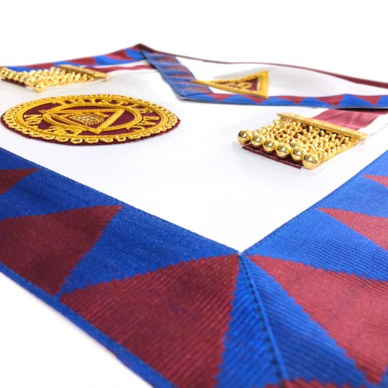 Scottish Royal Arch Provincial Apron Badge on Apron