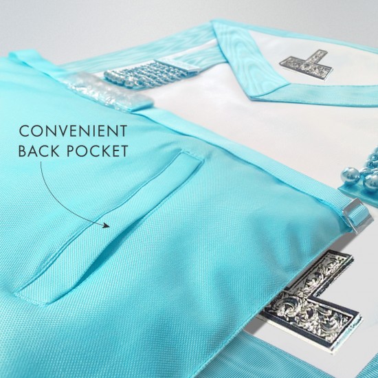 Craft Worshipful Master Masonic Apron - Traditional lodge apron with refined ceremonial finish