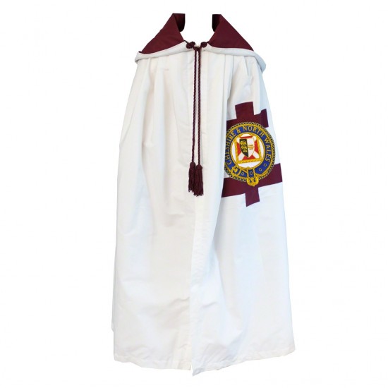 Knights Templar Preceptors Mantle with Badge