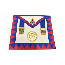 Royal Arch Chapter Apron Badge Attached on Lambskin Apron