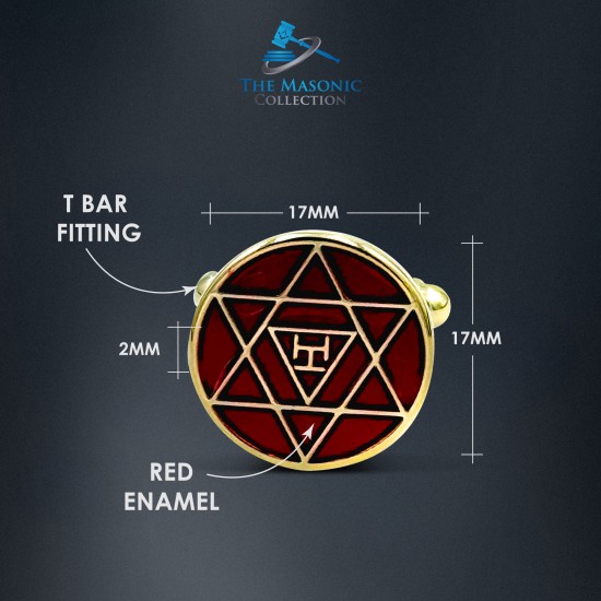 Royal Arch Chapter TAU Cufflinks