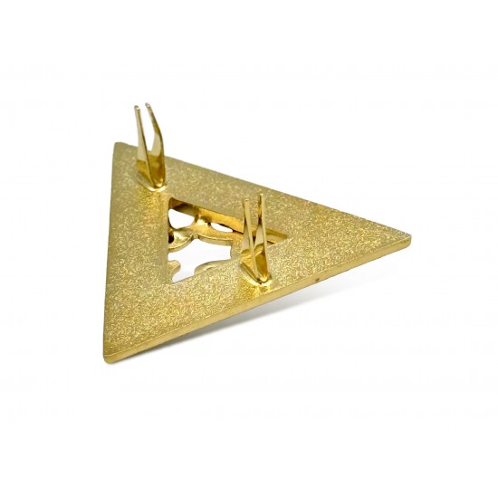Rose Croix 33rd Degree Triangle Cap Badge