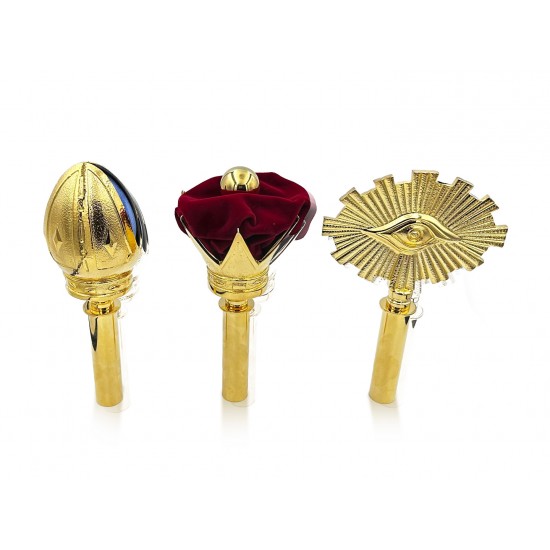 Royal Arch Sceptre Tops: Set of 3