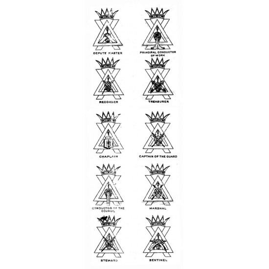 Scottish R.S.M. Officers Collar Jewel