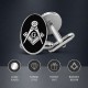 Craft Silver Plated Oval Sq & Compass with G Cufflinks