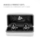 Craft Silver Plated Oval Sq & Compass with G Cufflinks
