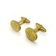 Masonic Gold Plated Oval Cufflinks with G
